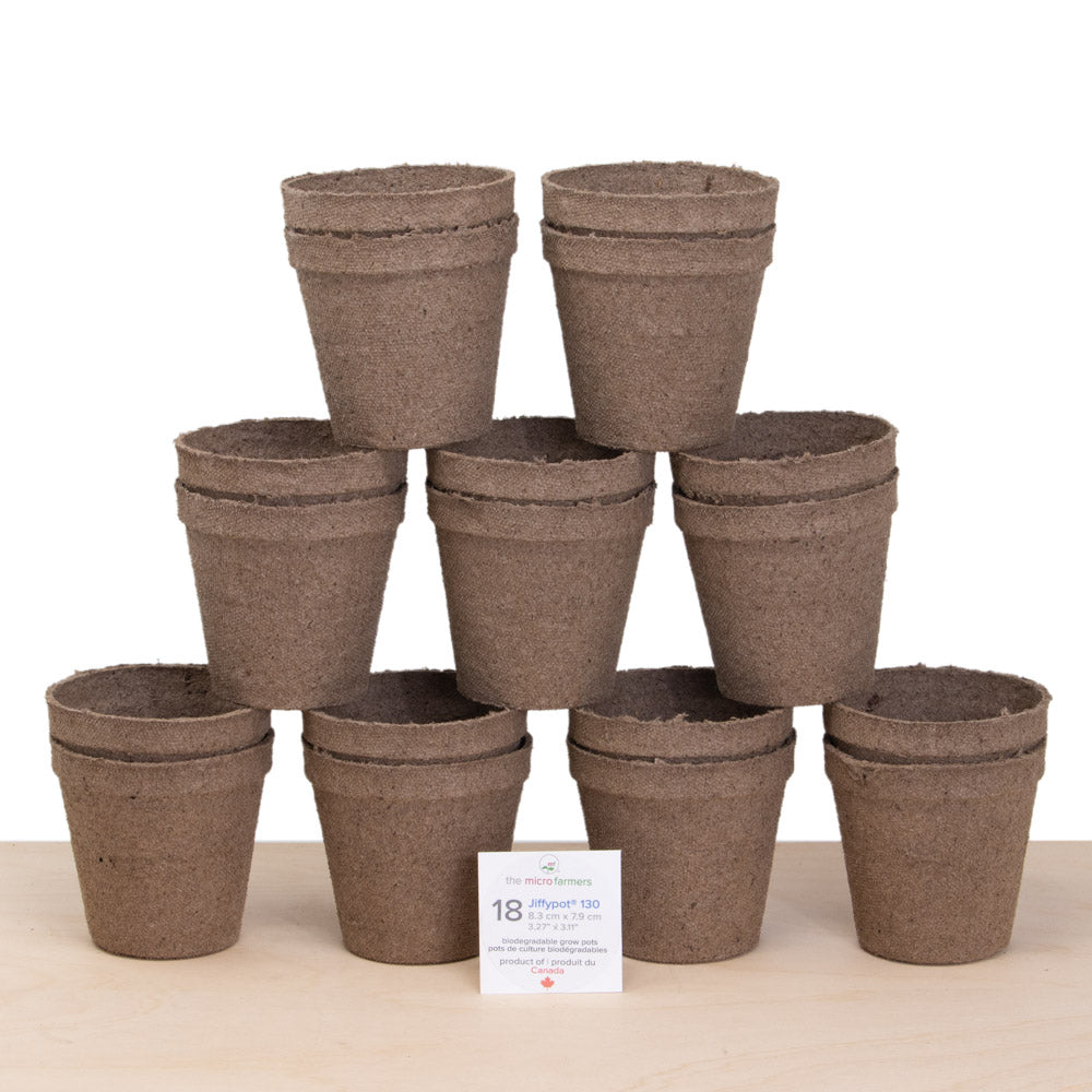 Jiffypot® 3" biodegradable grow pots
